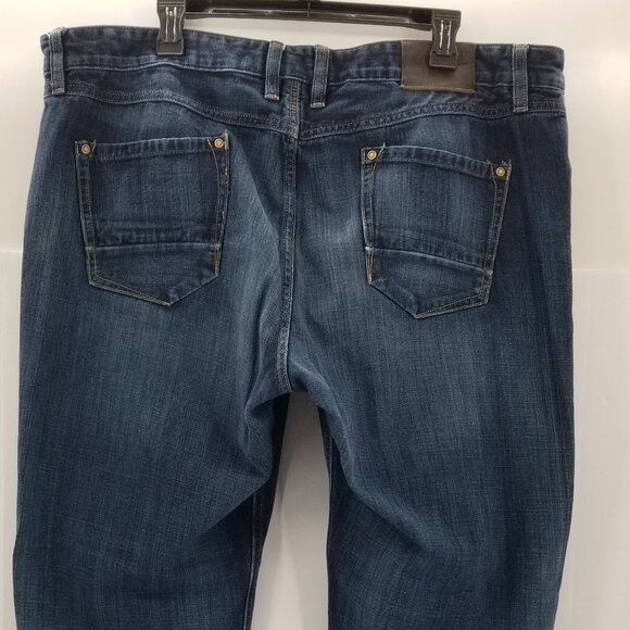 Robert Graham Classic Yates Jeans Men's Light Whiskering Distress 42 x 30 - Picture 15 of 15